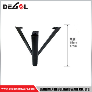 FL1153 Metal Furniture Legs Heavy Duty Wrought Iron Right Angle Sofa Leg
