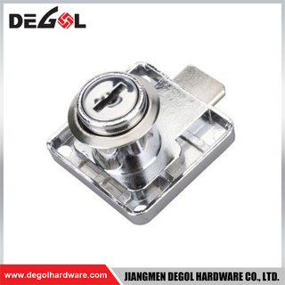 DL004 Furniture Hardware Drawer Lock Side Mounting Drawer Lock with Key