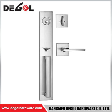 DDL1006 Full Set Stainless Steel Privacy Door Security Entry Lever Hotel Door Handle Locks