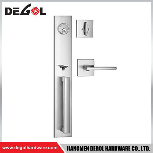 DDL1006 Full Set Stainless Steel Privacy Door Security Entry Lever Hotel Door Handle Locks