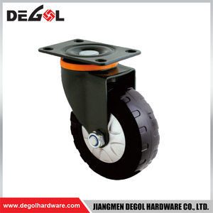 FC1011 3/4/5 Inch Heavy Duty Anti-Skid Mute Rubber Swivel Caster Wheels with 360 Degree Ball Bearing Castors Furniture Casters