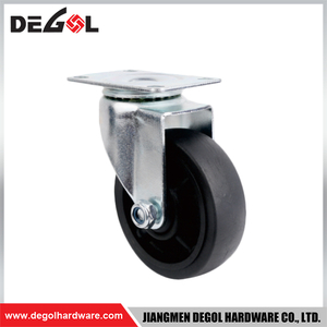 FC1015 4Inch Caster Wheels (Set of 4), Heavy Duty Casters with Brake 520 Lbs,Locking Casters Wheels for Furniture, Castor Wheels for Cart, Workbench.