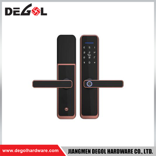 SML35 Zinc Alloy Door Handle Smart Lock Matt Black/ Satin Silver