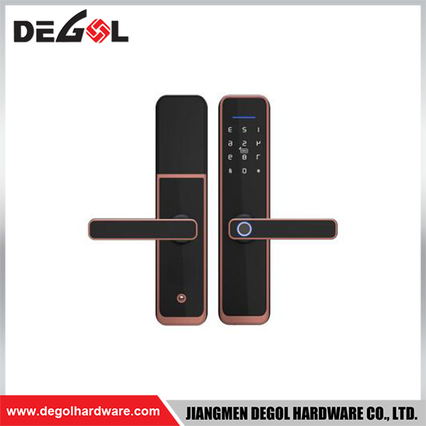 SML35 Zinc Alloy Door Handle Smart Lock Matt Black/ Satin Silver