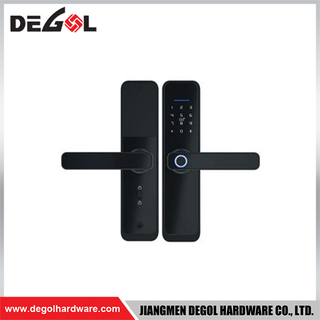 SML24 Zinc Alloy Door Handle Smart Lock Matt Black/ Satin Silver