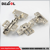 CH106H half Fix on 4 hole with Hydraulic Automatic Closing Cabinet Hinge Soft Close Frame Hinge 3D Adjustable Hinge for Door