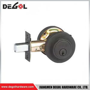 Matt Black Stainless Steel Cylinder Deadbolt Suited for Australian Home Security
