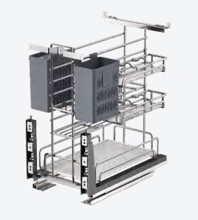 CPB14 Kitchen Cabinet Pull-out Baskets Are Used for Kitchen Storage