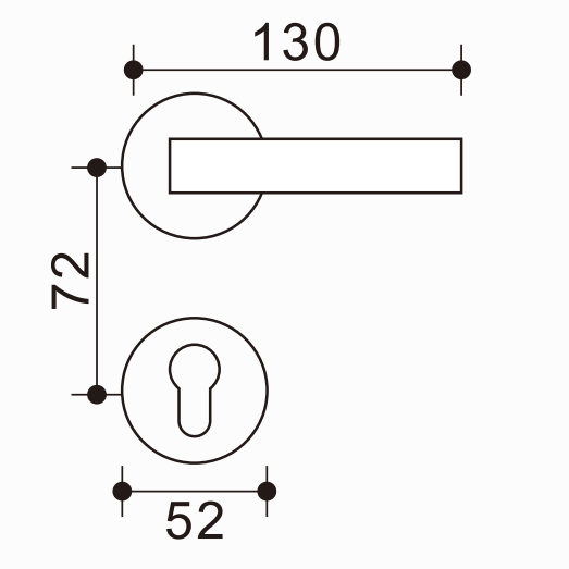 Upscale Zinc-Aluminum Door Lever, Smooth Grip, Enhance Home Elegance