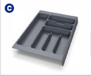 C376 Classical Tray with fixed slots to fit to the drawer width 