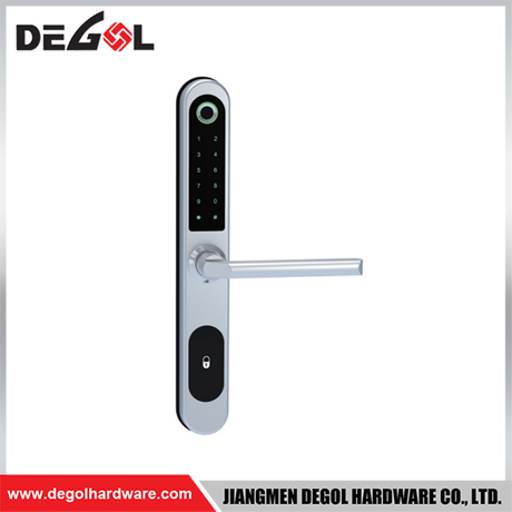 SML55 Zinc Alloy Door Handle Smart Lock Matt Black/ Satin Silver