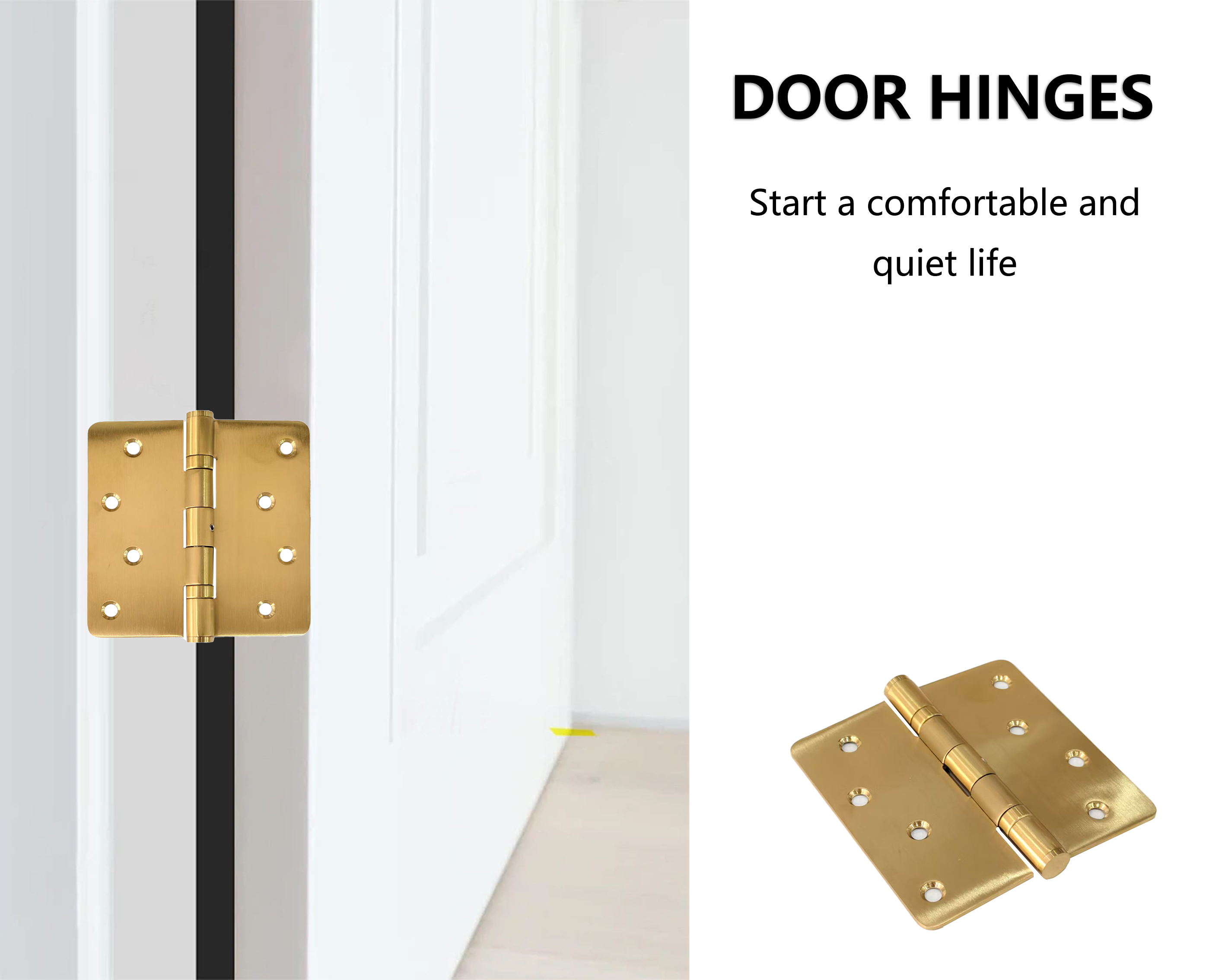 How To Install Brass Door Hinges for Smooth, Stable Operation