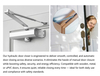 Soft Door Closer Hydraulic Structure Gentle Closing For Household Interior Door Hardware