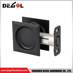 Privacy Sliding Pocket Lock Silent Latching For Rest Room Interior Pocket Door Parts