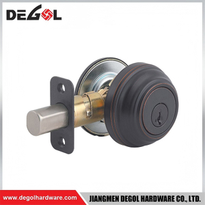 Complete Deadbolt Lock Set with Cylinder Mechanism for Entry Doors