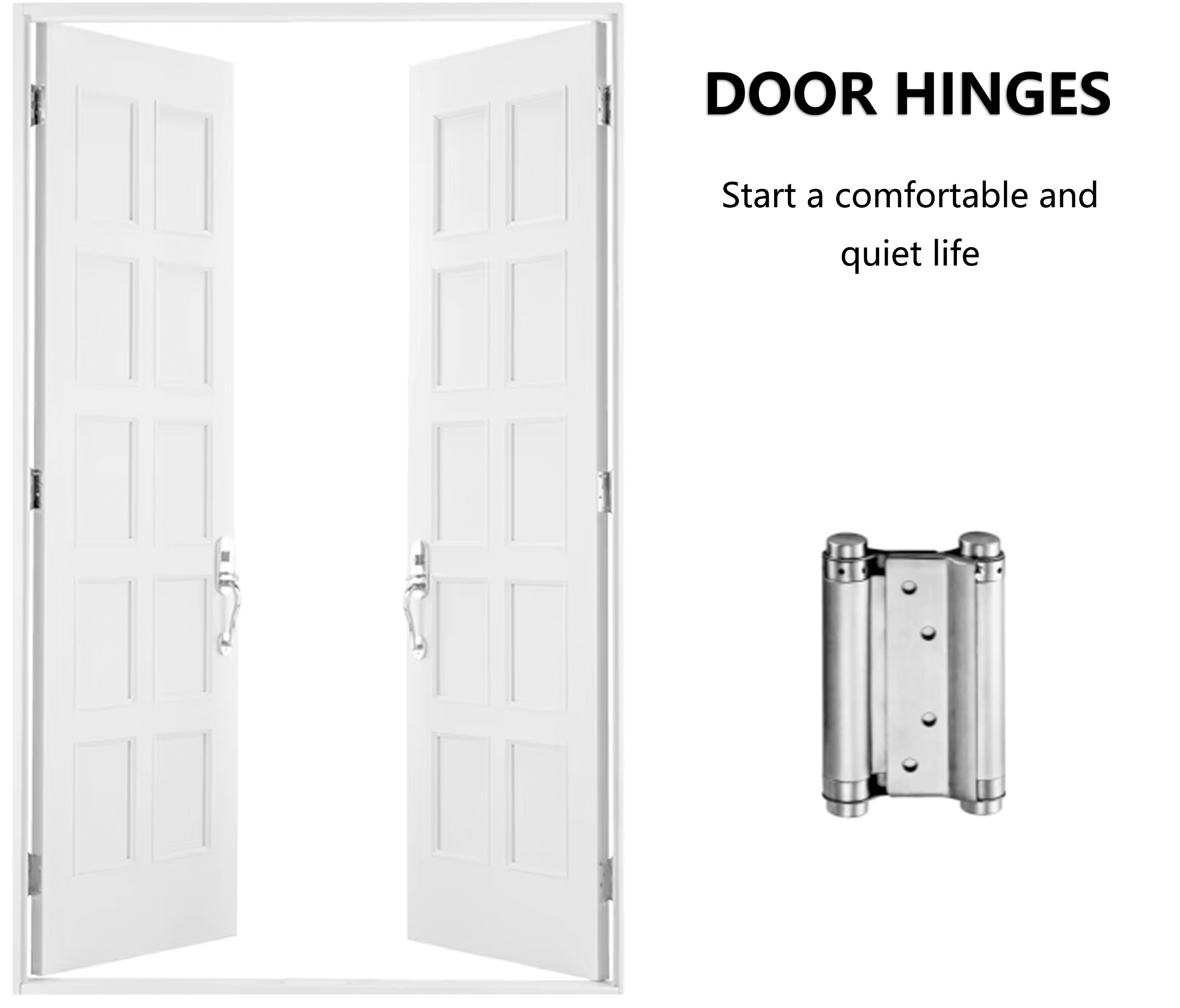 China Factory Direct Automatic Door Spring Hinge with Self Closing Function