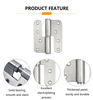 DH1031 4×3 Inch Stainless Steel Lift-Off Door Hinge Removable Door Hinge for Commercial Doors